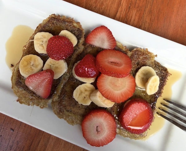 paia banana bread french toast fresh baked